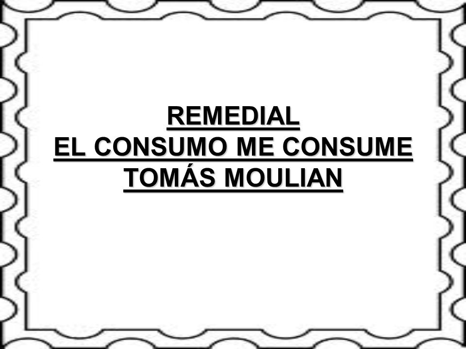 el consumo me consume moulian